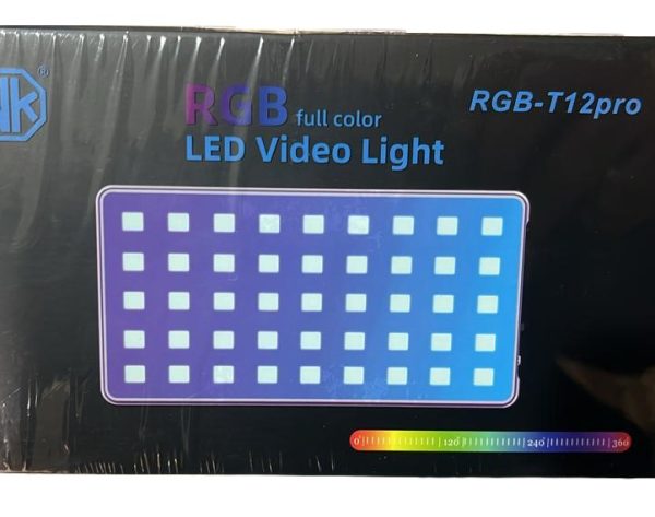 نور ثابت ال ای دی T12 Pro RGB Video Light - Image 2